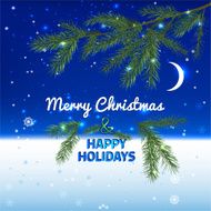 Christmas Blue Background N5