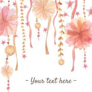 Flower decoration background N7