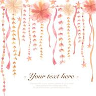 Flower decoration background N8