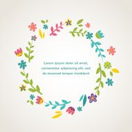 flowers card invitation birthday and holiday background N2