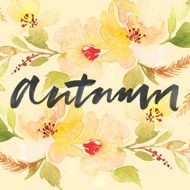 Greeting card Floral background Watercolor painting Handmade N5