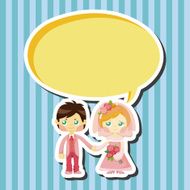 wedding couple theme elements N12