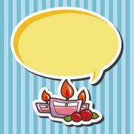 Valentine's Day candle theme elements N3