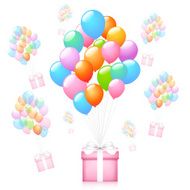 Balloons and gifts