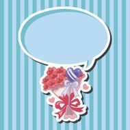 flower bouquet theme elements N9