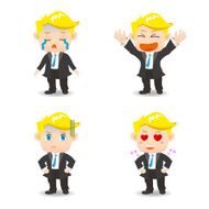 Businessman facial expressions N2