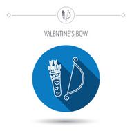 Amour arrows with bow icon Cupid love symbol N10