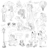 Hand drawn Love Story day