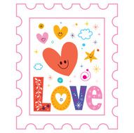 Love postage stamp