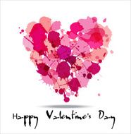 Blots color of hearts
