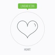 Heart icon Love sign N26