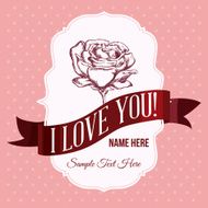 Love card design N11