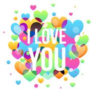 Valentines Day card illustration