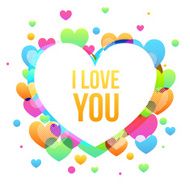 Valentines Day card illustration N2