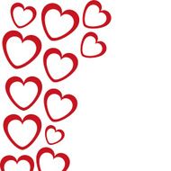 banner in the shape of heart N2