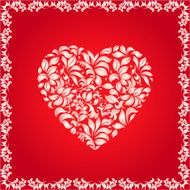 Floral heart N39