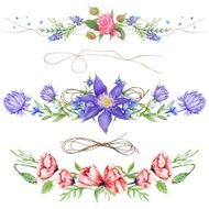 Shabby Chic Watercolor Vignettes N2