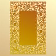 Gold Lace Frame