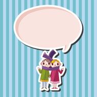 Valentine's day couple theme elements N28