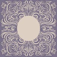 Frame vintage background decorative floral elements N2