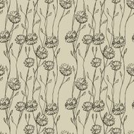 wildflowers seamless N2