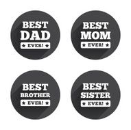 Best mom and dad brother sister icons N25