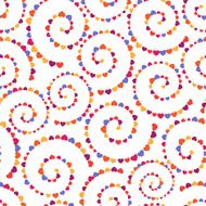 Seamless pattern with multicolored hearts N2