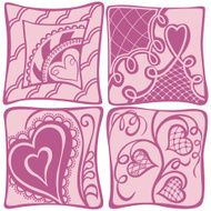 Abstract hearts background Valentines day N3