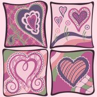 Abstract hearts background Valentines day N4