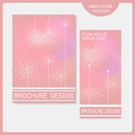 romantic brochure template design