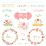 Floral vintage set N9