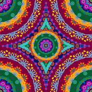Diamond floral mandala N2