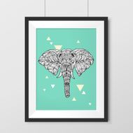 modern elegant elephant graphic N2