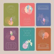 adorable wedding invitation set
