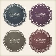 Floral Circle Frames N2
