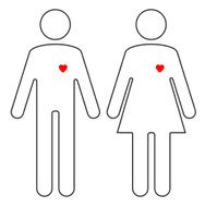 Woman and man icons N3