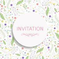 Vector floral design N13