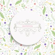Vector floral design N14