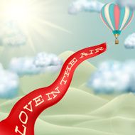 Hot air balloon EPS 10