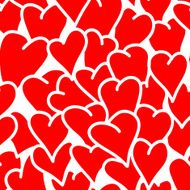 Seamless background of hearts N5