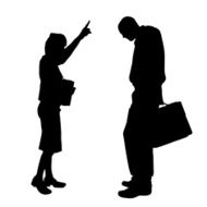 Vector silhouette of a couple N56