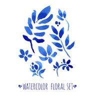 watercolor floral set N3
