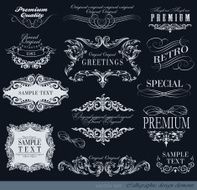 Calligraphic Design Elements N326