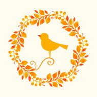 Vector Illustration Hand-painted watercolor design elements N19