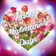 Valentine vintage card EPS 10 N2