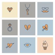 Happy Valentines Day Icons N354