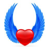 Heart with wings up N2
