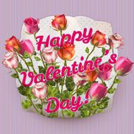 Valentine vintage card EPS 10 N4