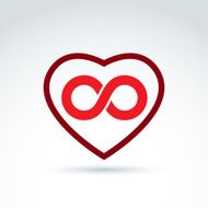 Vector infinity icon eternal life idea Illustration N3