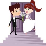 Businessman wedding